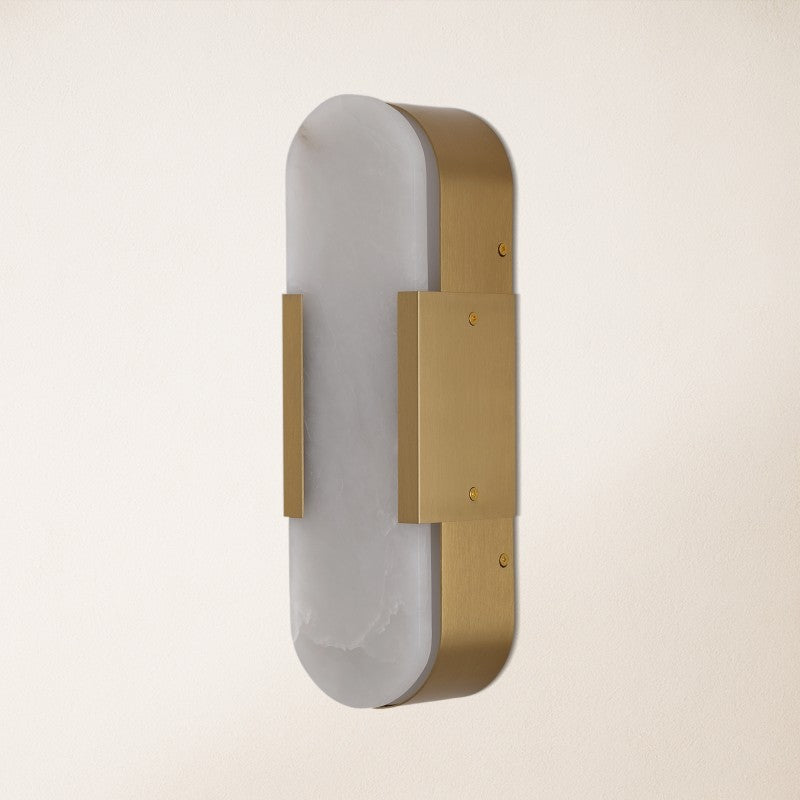 Luma Alabaster Wall Sconce 13.8H