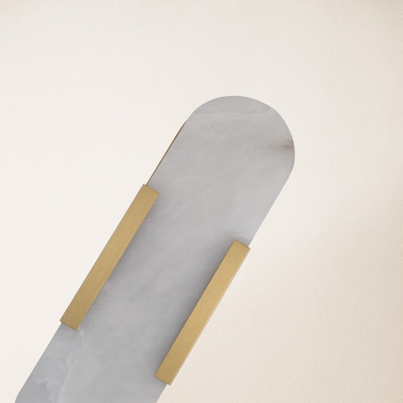 Luma Alabaster Wall Sconce 13.8H