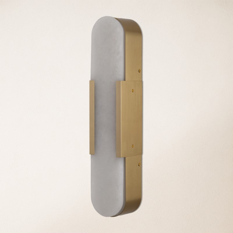 Luma Alabaster Wall Sconce 13.8H