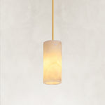 Lume Alabaster Pendant Lights 4"D