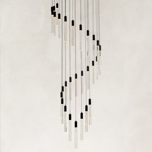 Lumora Cascade High Ceiling Chandelier 24
