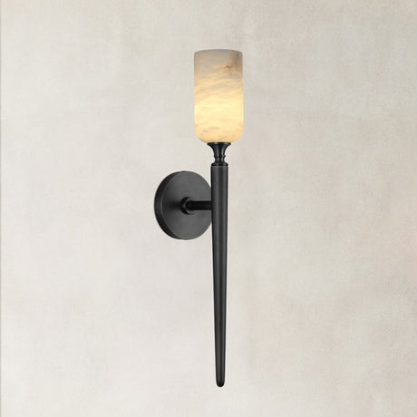 Luno Alabaster 1 Light Wall Sconce 21.6"H