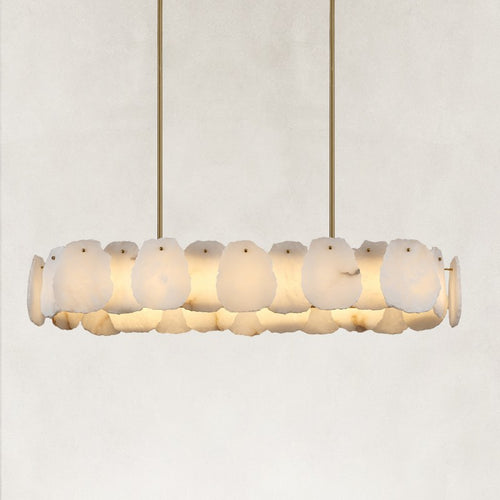 Mira Alabaster Oval Chandelier 43
