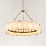 Mira Alabaster Round Chandelier 32"D