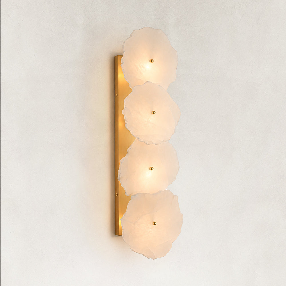 Mira Alabaster Wall Sconce 21 inch by Munest