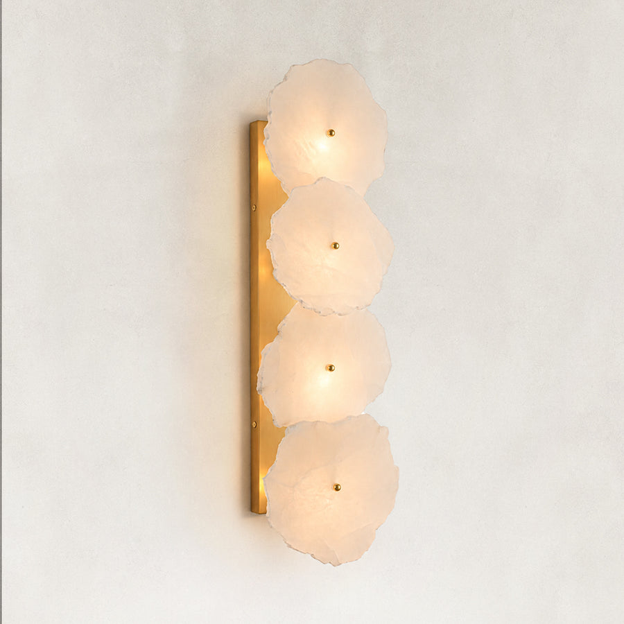 Mira Alabaster Wall Sconce 21"H