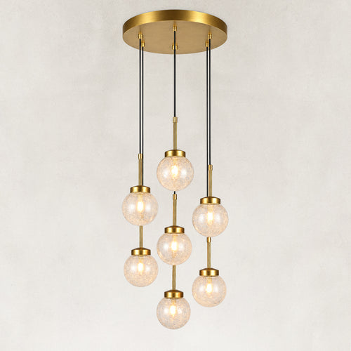 Mirelle Seeded Glass Chandelier 18