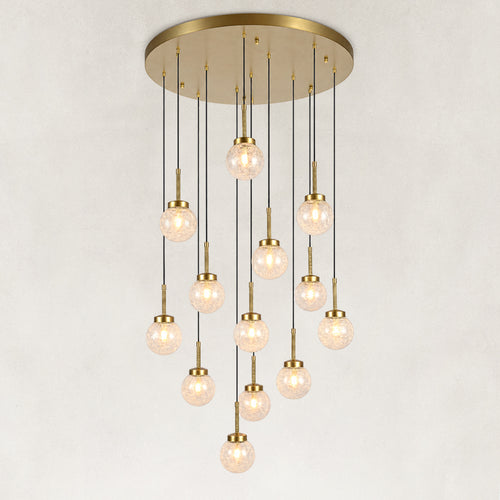 Mirelle Seeded Glass Chandelier 35