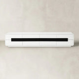 Modern Piano 4 Drawer TV Stand 80"L