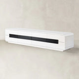 Modern Piano 4 Drawer TV Stand 80"L