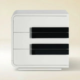 Modern Piano 3 Drawer Storage Cabinet 20"L