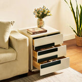 Modern Piano 3 Drawer Storage Cabinet 20"L