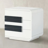 Modern Piano 3 Drawer Storage Cabinet 20"L