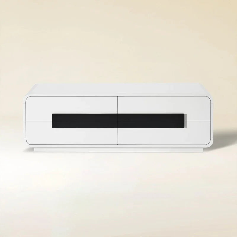 Modern Piano 2 Drawer TV Stand 47"L