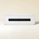 Modern Piano 2 Drawer TV Stand 47"L