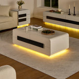 Modern Piano 2 Drawer TV Stand 47"L