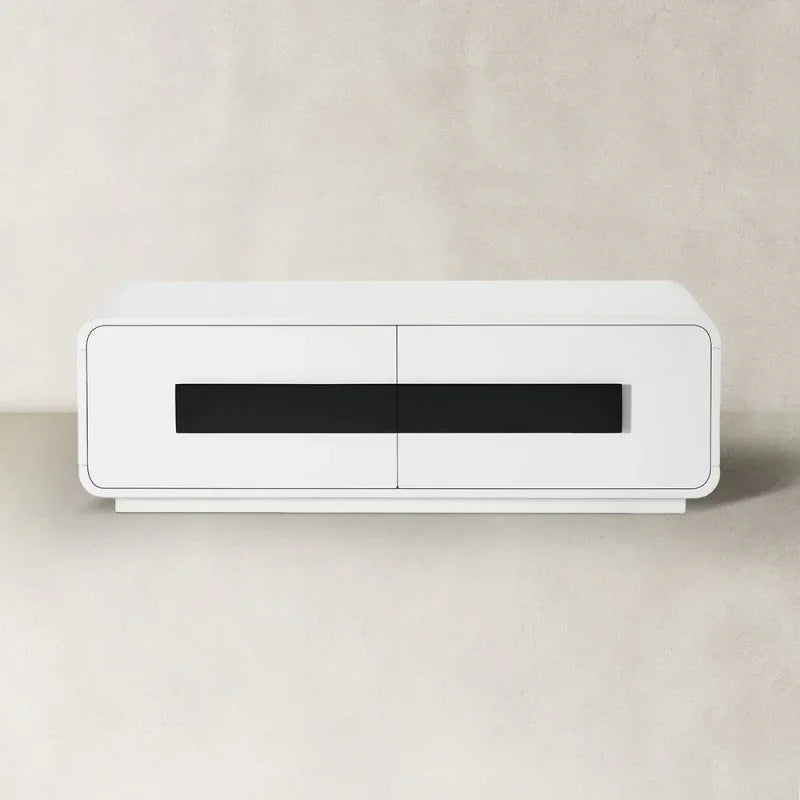 Modern Piano 2 Drawer TV Stand 47"L