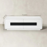 Modern Piano 2 Drawer TV Stand 47"L