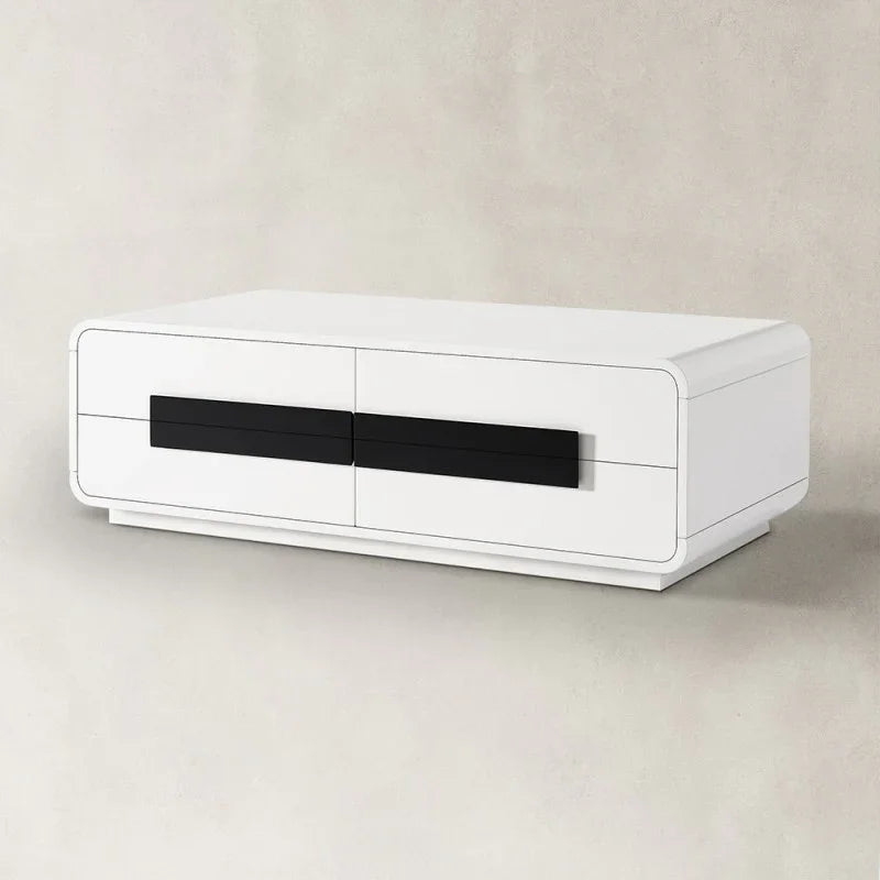 Modern Piano 2 Drawer TV Stand 47"L