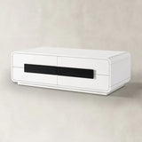 Modern Piano 2 Drawer TV Stand 47"L