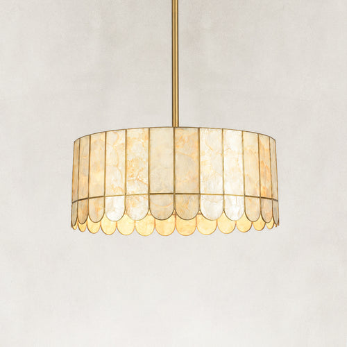 Nerina Single-Tier Shell Chandelier 18