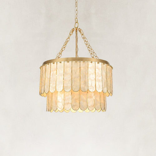 Nerina Two-Tier Shell Chandelier 20