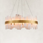 Nocta Alabaster Round Chandelier 32"