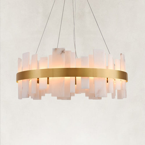 Nocta Alabaster Round Chandelier 32