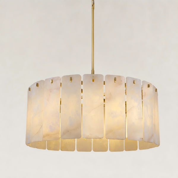 Opalis Alabaster Chandelier 36”D