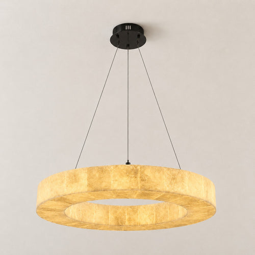 Orba Alabaster Round Chandelier 23.6
