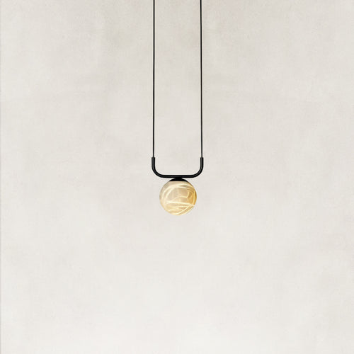 Orbital Cluster Alabaster Pendant 4“D