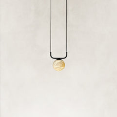 Orbital Cluster Alabaster Pendant 4“D