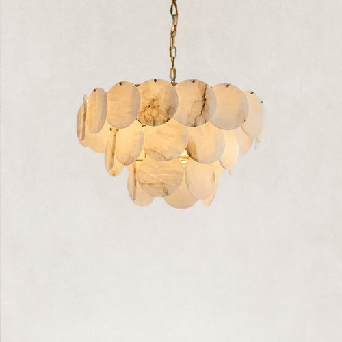 Oriella Grand Multi-Tier Alabaster Chandelier 24