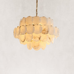 Oriella Grand Multi-Tier Alabaster Chandelier 32