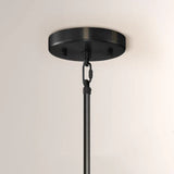 Oris Drop Round Glass Pendant 17"D