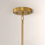 Oris Drop Round Glass Pendant 17"D