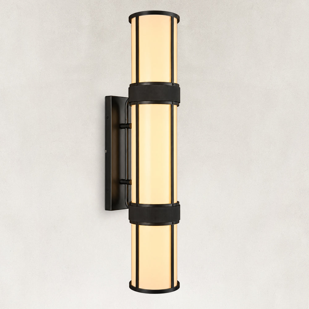 Orlisse Acrylic Cylinder Wall Sconce 37"H