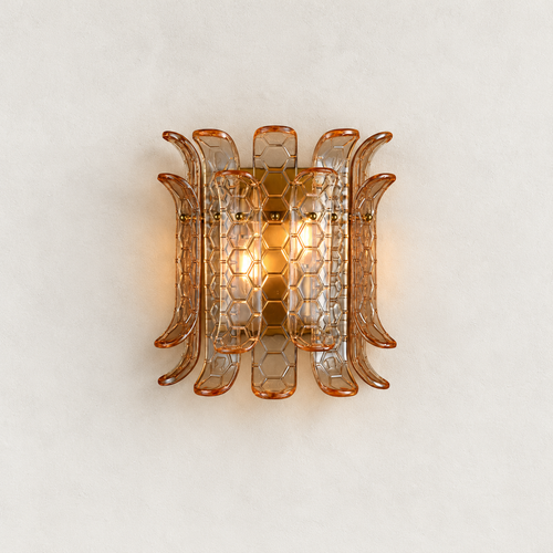 Orya Glass Curved Wall Sconce 12