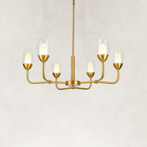 Otto Egg-Shaped Glass Chandelier 30