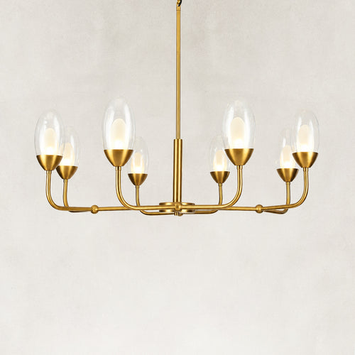 Otto Egg-Shaped Glass Chandelier 37