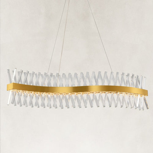 Prisma Crystal Rectangular Chandelier 47