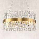 Prisma Crystal Round Chandelier 24"D