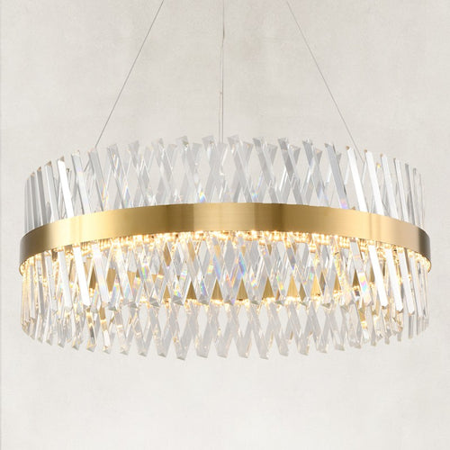 Prisma Crystal Round Chandelier 32