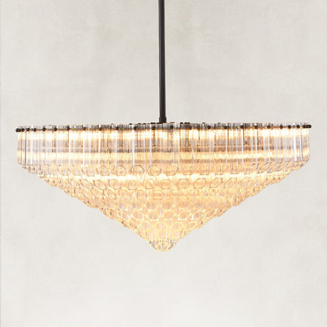 Radiant Crystal Round Chandelier 30"D