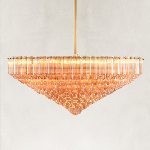 Radiant Crystal Round Chandelier 30