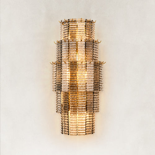 Renee Smoke Glass Wall Sconce 30