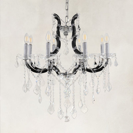 Rocelle Crystal Classical Round Chandelier 18"D