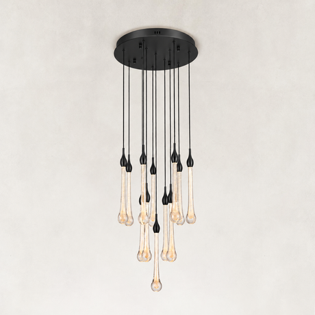 Selune Crystal Cascade Chandelier 17"D