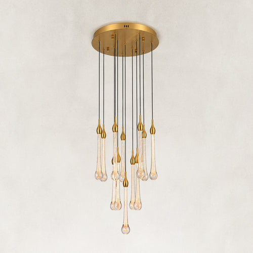 Selune Crystal Drop Cascade Chandelier 17