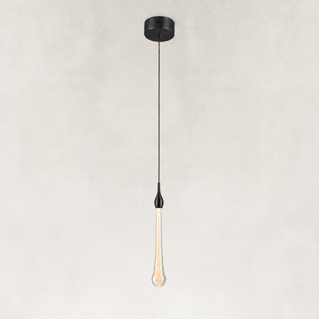 Selune Crystal Drop Pendant 15"H